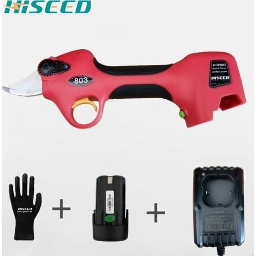HISEED cordless pruning shears battery electric pruning scissor