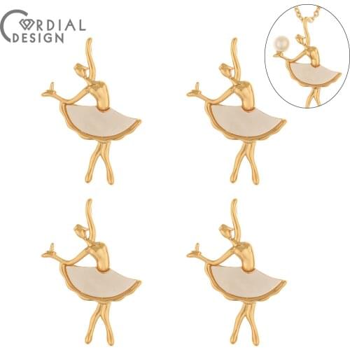 Cordial Design 30Pcs 16*23MM Jewelry Accessories/DIY Charms/Natural Shell/Hand Made/Jewelry Findings & Components/Pendant
