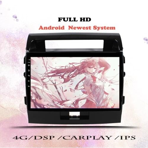 Android 10.0 Car Radio For Toyota Land Cruiser lc200 2007 - 2015 Multimedia Video Player Navigation stereo GPS 2din 2 din DVD
