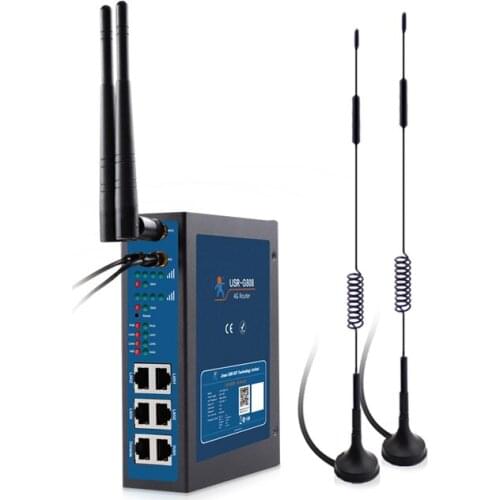 Wireless Networking USR-G808 Multi Cellular Router Dual SIM Industrial WIFI 4G LTE Cellular Routing