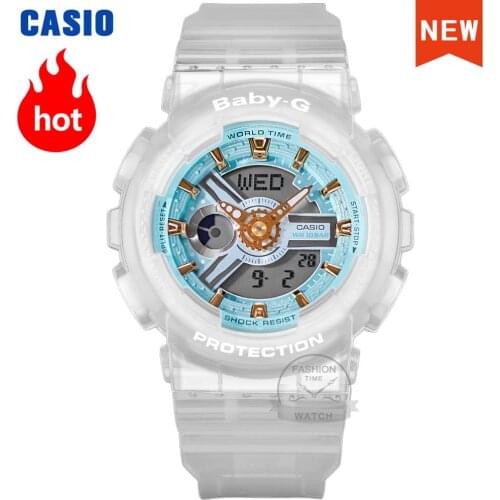 Casio watch Baby g women watches top brand luxury set Waterproof LED digital Transparent jelly translucent women watch reloj rel