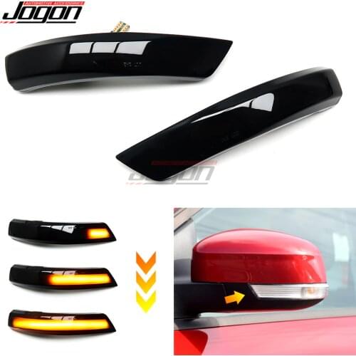 For Ford Focus 2 MK2 Focus 3 MK3 3.5 For Mondeo MK4 Dynamic Turn Signal Light LED Side Mirror Sequential Indicator Blinker Lamp