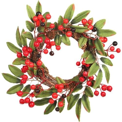 Door Wreath Pinecone Decor, Festival Celebration Wedding Wall Home Decors Thanksgiving Christmas Decoration