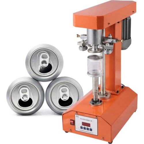 Electric Can sealing machine food Can sealer machine Stainless steel Semi-automatic Ring-pull Tinplate Can sealing machine 370W
