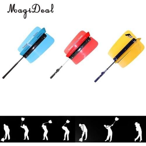 Golf Swing Power Fan Practice Strength Tempo Trainer Warm-up Training Aid Assist Grip Guide