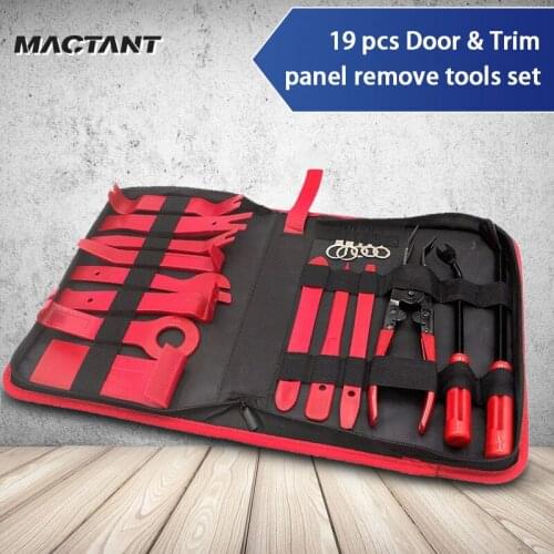 19PCS Automobile Audio Trim Panel Removal Tools Set Cars Door Disassembly Equipment