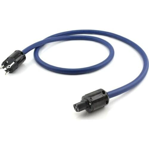 Hi-end 1.5meter cable MP200 Red copper EU power supply cable ,connection Rhodium plated P-004E/C-004