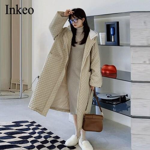 Женские длинные пуховики Inkeo China At AliExpress