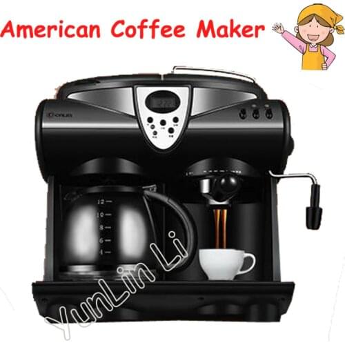 Italian Coffee Maker Household 20bar Pressure Coffee Machine Office Precise Thermostat Coffee Machine Espresso Machine DL-KF7001