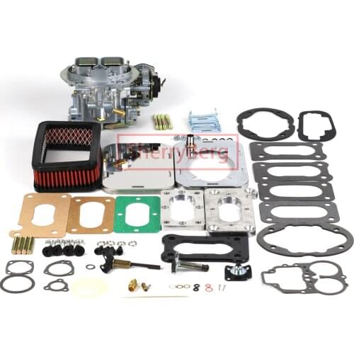 SherryBerg Fajs EMPI 32/36 DFEV Carb Carburetor + Adapter Plate Kit + Air Filter (Cleaner 65mm)+GASKET Set for Mazda B2000 B2200