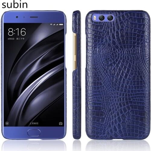 Leather Crocodile Pattern New arrival for Xiaomi Mi 6 Case Retro Luxury Crocodile Skin CoverPhone Case for Xiaomi Mi 6