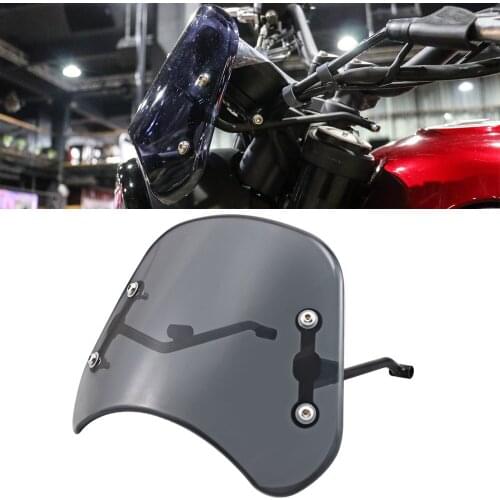 Headlight Windshield Instrument Visor Smoke Wind Deflector Motorcycle Protector Accessories For Benelli Leoncino 250 500 Trail
