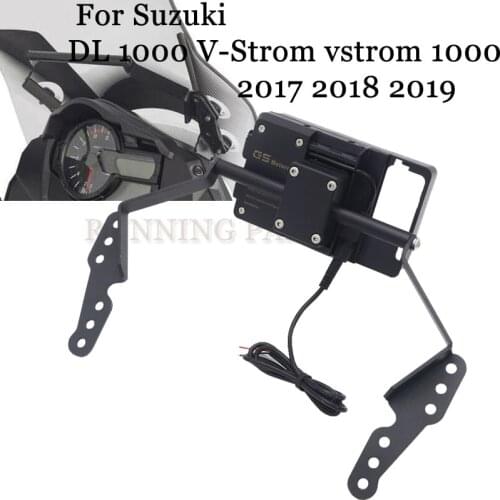 Motorcycle Navigation Phone Mount Bracket GPS holder For Suzuki DL 1000 V-Strom vstrom 1000 2017 2018 2019