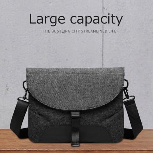 Men Canvas Detachable Messenger Bags High Quality Waterproof Shoulder Bag + Briefcase For Business Travel Crossbody Bag