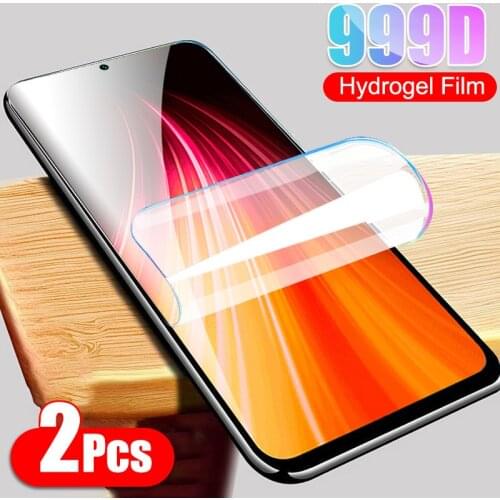 2Pcs Soft Hydrogel Film For Xiaomi Redmi Note 9 Pro Max 9S 8 7 6 8T Screen Protector For Redmi 5 PLus 9A 8A 7A 6A 5A Not Glass