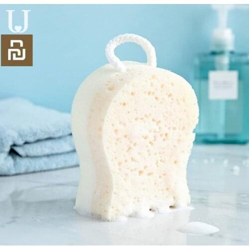 Youpin Cartoon Bath Sponge Soft SAin Bath Ball Exfoliating Sponge Environmental Safety Double-sided Design with Lanyard