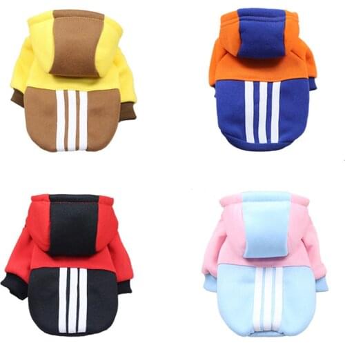 2020 New Dog Clothes for Winter Warm Clothes Small Medium Big Dog Pet Coat XS-XXL Spring Summer Sport Cotton Hoodies Sweatshirt