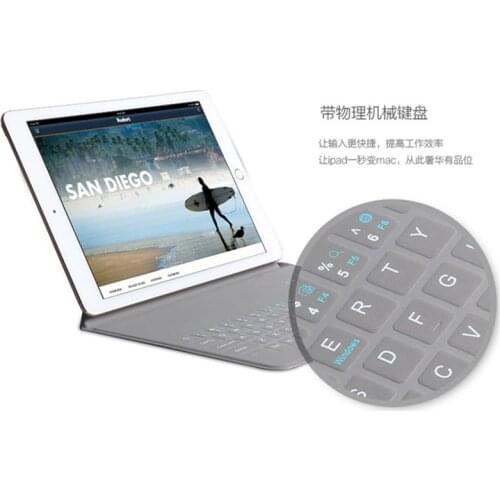 New Smart Ultra-thin Bluetooth Keyboard Case for Xiaomi Pad 4 plus 10.1'' Tablet mipad4 plus Cover with Keyboard