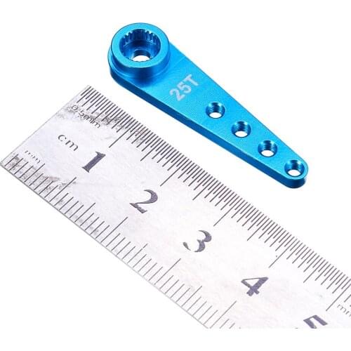 2PCS Aluminum Alloy 37mm 25T Steering Servo Horn Arm for Rc Futaba JR JX Servo 1/10 RC Car SP Wltoys Spare Part Accessories