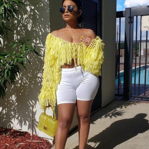 Chic Korean Fashion Knitting Shaggy Sweater Coat Winter Clothes Women Tops Crocheted Tassel Fringed Sweaters Cardigan Mujer