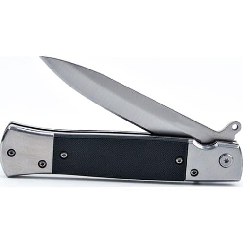 8.46'' Folding Knife Pocket Survival Tactical Knife 440 Steel Blade Combat Camping Hunting Knives Outdoor EDC Self-defense Tool