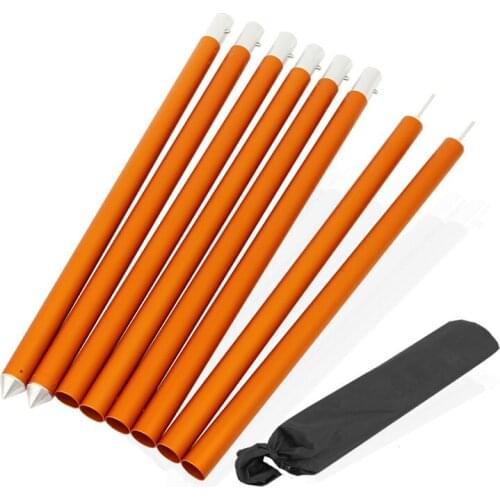 Multiple Lengths1.8m 2.1m 2.4m 2.8m Ultralight Aluminum Strong Ultrathicken Durable Canopy Tent Pergola Se Pavaner Foyer Pole