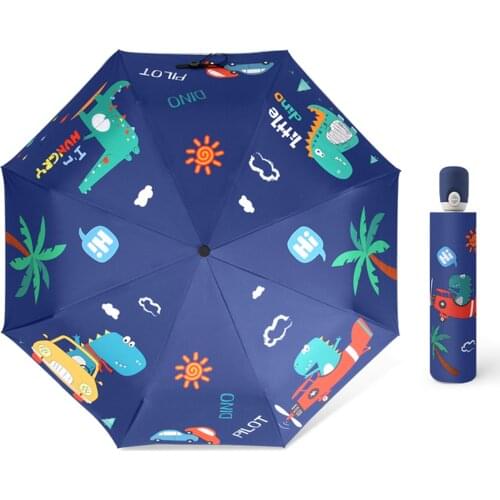 Ultralight Childrens Sun Umbrella Folding Umbrella Retractable Sunshade Sunscreen Outdoor Umbrella Rainproof And UV Protection