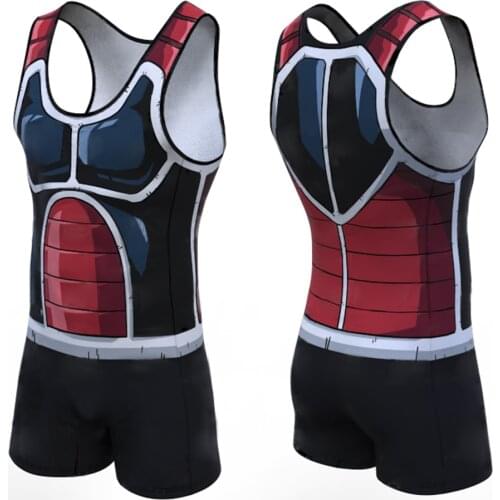 High elastic sports tights mens long sleeve sleeveless quick drying one-piece vest running fitness training primer breathable