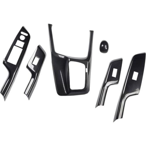 1 Set Console Gear Shift Door Window Switch Cover Trim Moulding Car ABS Fit For Honda Civic 9th 2012 2013 2014 2015