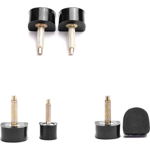 1Pair High Heel Repair Tips Pins For Women Shoes Wear-resistant Non-slip Silent Spikes Black Replacement Stiletto Shoe Heel Tips