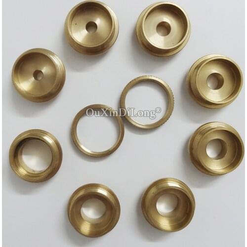 10PCS/Set Brass Router Template Guide Bushing Kit Set For Wood Router JF1658