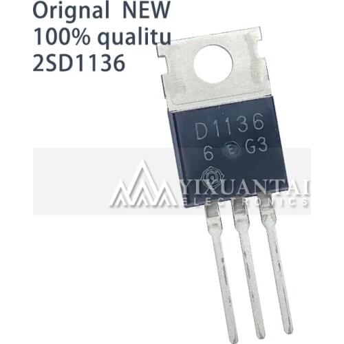 10pcs/lot 100% NEW origina 2SD1136 SD1136 D1136 TO220 Transistor triode TO-220