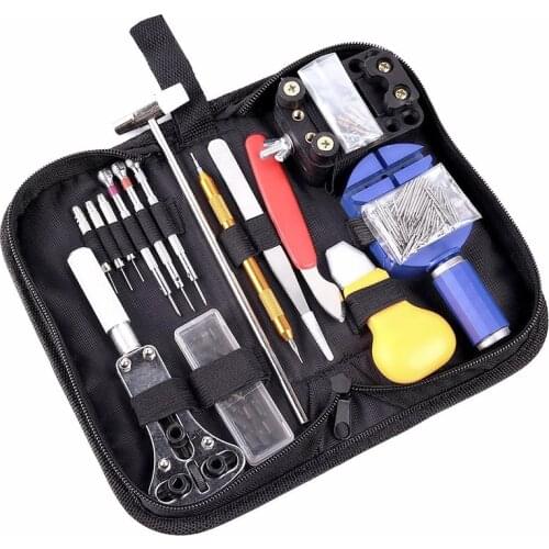 14Pcs Watch Tools Clock Repair Tool Kit Opener Link Pin Remover Set Spring Bar Watchmaker Tools