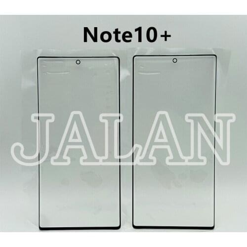 5PCS Glass With Oca For Sumsung note10 note 10 plus N975 N970 mobile phone lcd display screen front out glass repair replacement