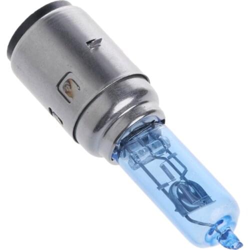 41XA Motorcycle DC 12V 35W BA20D Headlight Halogen Bulb Xenon White Light