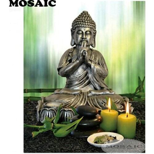 5d diamond,Mosaic Full Square Diamond Embroidery Diamond Painting Cross Stitch Home Decor buddha Pattern home decor B203