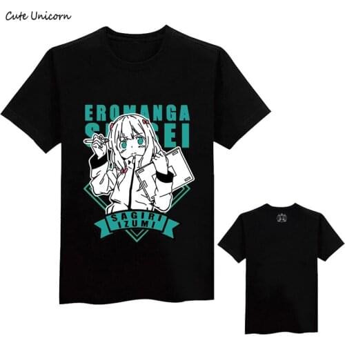 Anime Eromanga Sensei T-shirt Sagiri Izumi Cosplay Costume women t-shirt cotton tshirt femme summer t-shirts casual tops tees