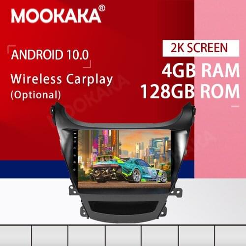 PX6 4+128G Android 10.0 Car Multimedia Player GPS Navigation For Hyundai Elantra 2014 Auto Radio Rudio Stereo DVD Head Unit DSP