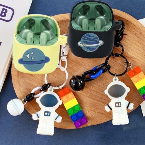 For JBL Club Pro + Case Cartoon Earphone Cover Cute Astronaut key hook Cases For JBL Club Pro plus hearphone cover