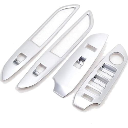 Chrome Interior Door Cover Armrest Trim 4Pcs for Chevrolet TRAX 2013 - 2016