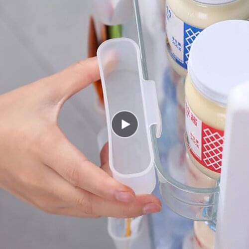 Storage Box Refrigerator Seasoning Storage Box Kitchen Sauce Bag Mustard Rack Mini Space Saving Bar Accessory Condiment Storage