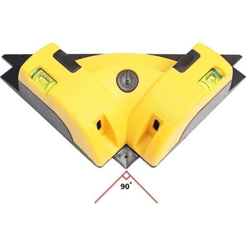 LS002 Hi-Quality Laser Level Right Angle Horizontal Laser 90 Degree Vertical Line Projection Level Alignment Layout Tool IP-54