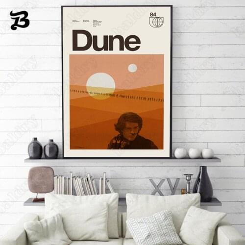 Minimalist Canvas Poster Wall Art Dune Inspired Canvas Painting Print Modern Wall Pictures Home Decoration for Living Room Decor
