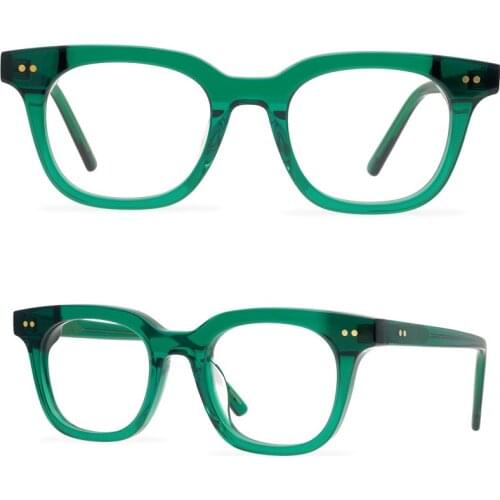 Fashion retro big frame acetate glasses frame square full frame glasses