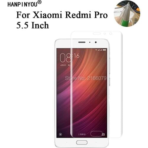For Xiaomi Redmi Pro 5.5" Soft TPU Front Full Cover Screen Protector Transparent Protective Film + Clean Tools