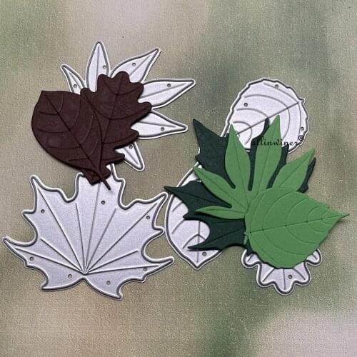 New Various maple leaves DIY Craft Metal Cutting Die Scrapbook Embossed Paper Card Album Craft Template Stencil Dies