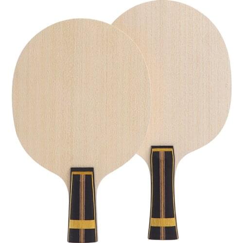 New Grip Carbon Table Tennis Blade 5 Layers Wood 2 Layers ZLC Carbon Offensive Long Handle Horizontal Grip Professional Pingpo
