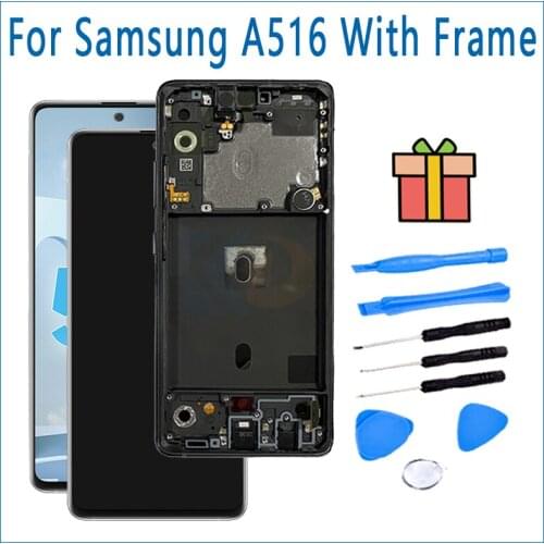 New Original Mobile Phone LCD Display For Samsung Galaxy A516 LCD Touch Screen For Samsung A516 A515 LCD With Frama Assembly