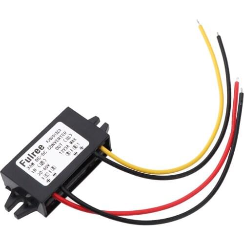 DC-DC Volt Buck Converter Step-down Regulator 20-60V to 12V 3A Power Supply Module Volt Inverter Board