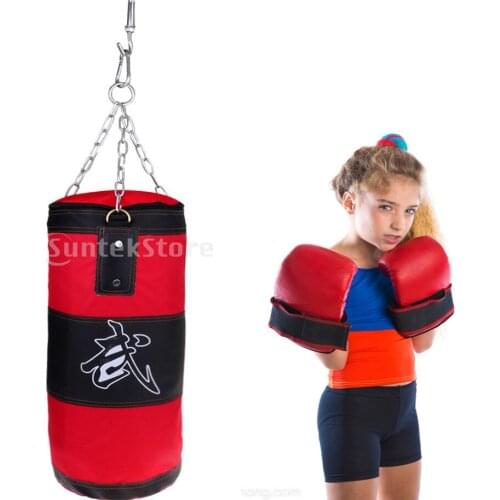 Durable Empty Boxing Punching Bag Training Sandbag Kickboxing Practicing Gear